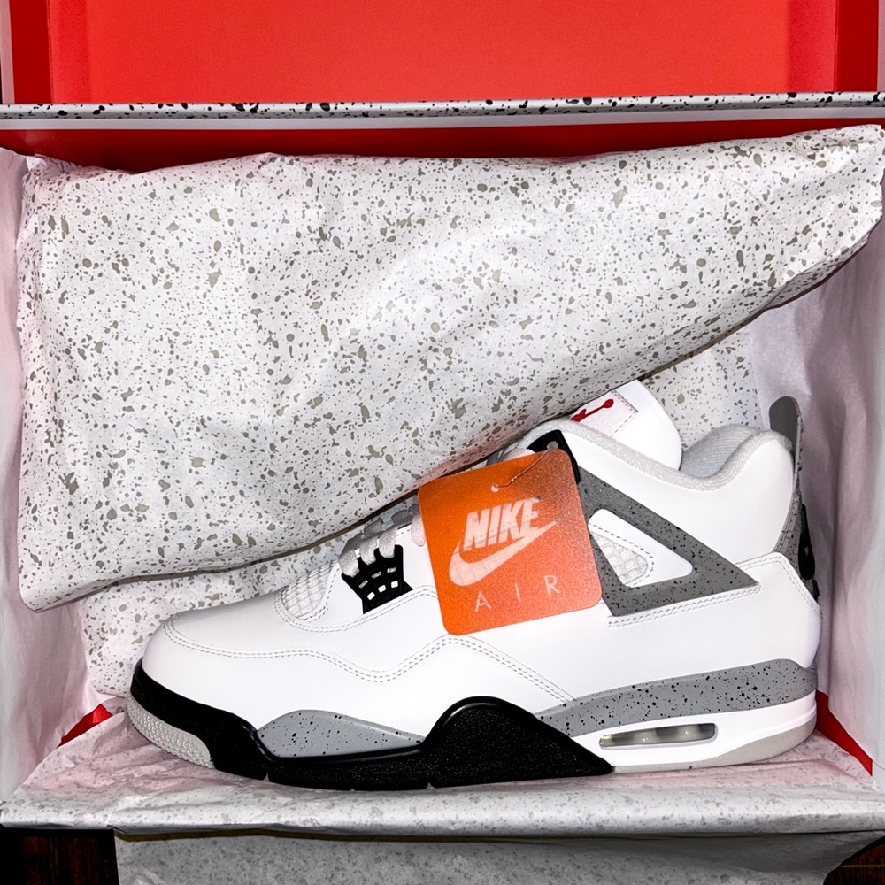 Brand New Jordan 4 Retro OG “White Cement” (2025)